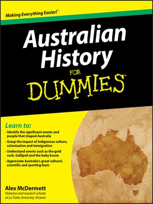 cover image of Australian History for Dummies